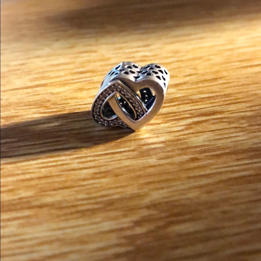 Double heart pandora charm!